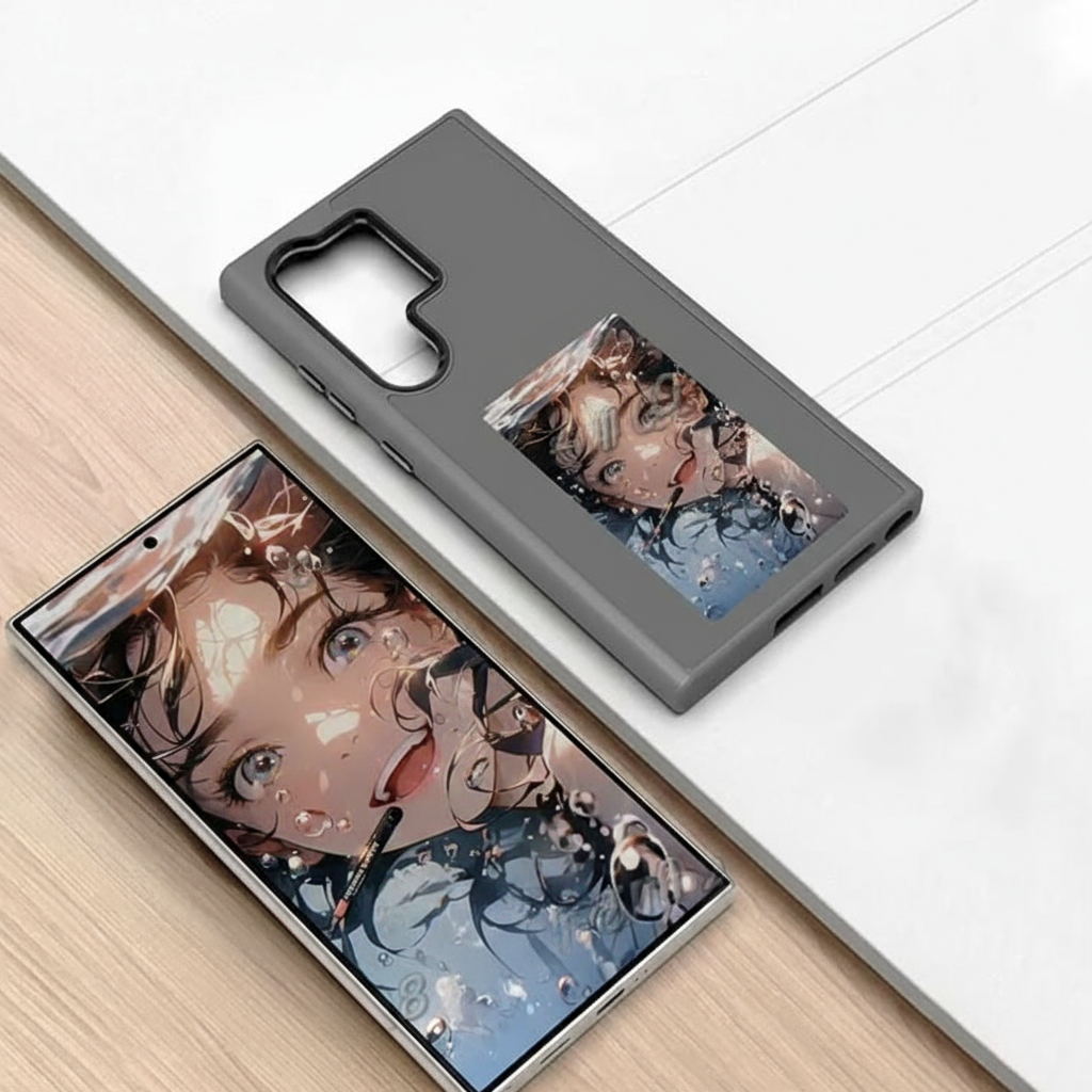 NFC Smart E-ink Screen Phone Case For Samsung Galaxy S25 Ultra S24 S23