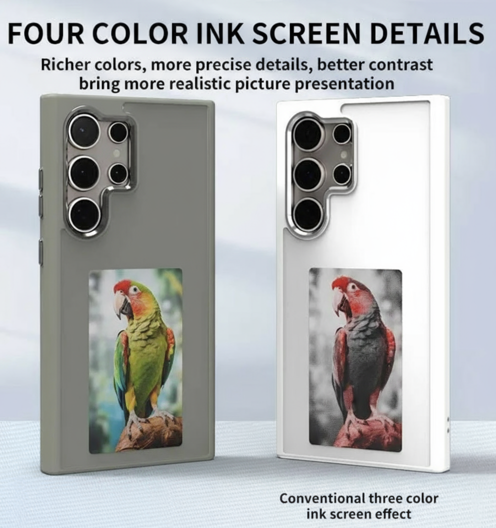 NFC Smart E-ink Screen Phone Case For Samsung Galaxy S25 Ultra S24 S23