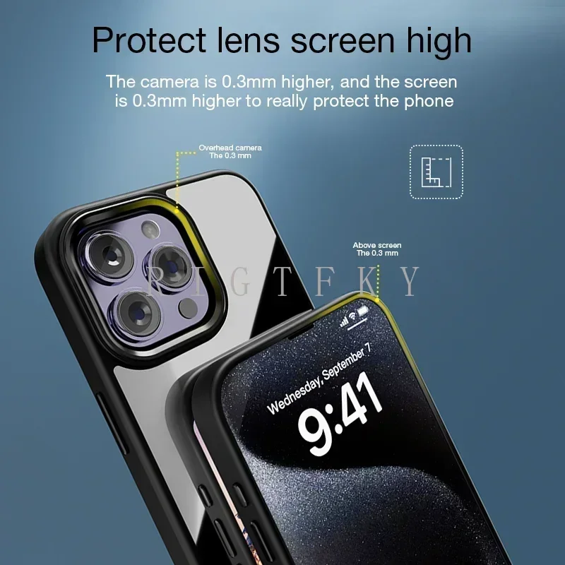 NFC Projection Smart Case for iPhone - Rectangle screen