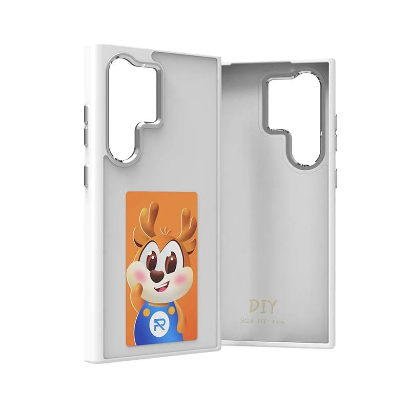 NFC Smart E-ink Screen Phone Case For Samsung Galaxy S25 Ultra S24 S23